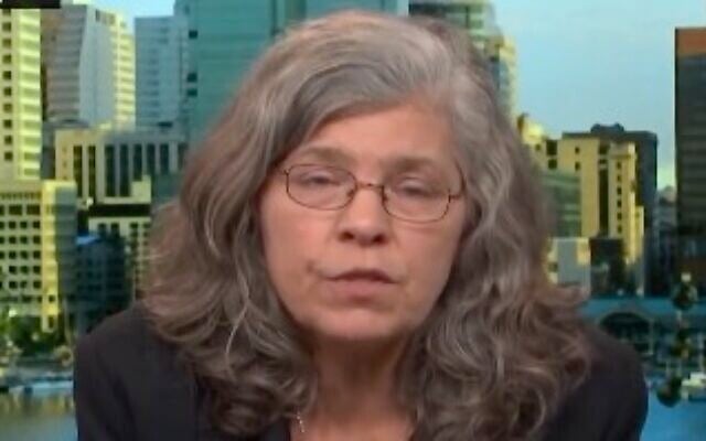 Stacy Gilbert is interviewed by the far-left Democracy Now network on May 31, 2024. (Screen capture/X) Stacy Gilbert is interviewed by the far-left Democracy Now network on May 31, 2024. (Screen capture/X)