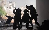 Israeli soldiers operate in the Gaza Strip, in a handout image cleared for publication on May 29, 2024. (Israel Defense Forces)