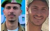 IDF soldiers Daniel Levy (left) and Yedidya Azugi (right), who were first cousins and died in fighting in Gaza in separate incidents in May 2024. (Israel Defense Forces)