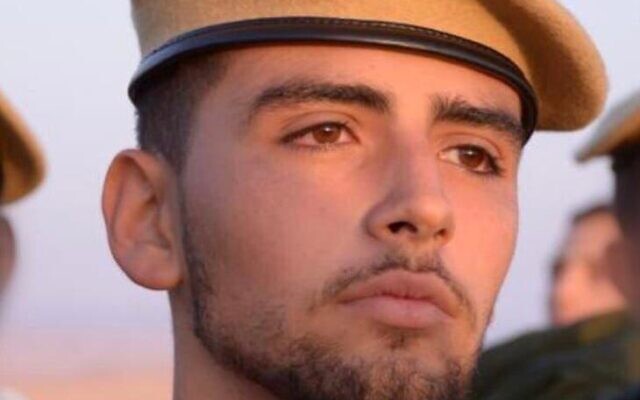 Staff Sgt. Haim Sabach, who was killed in a Hezbollah attack on an army post near the northern community of Malkia on May 8, 2024. (Israel Defense Forces) Staff Sgt. Haim Sabach, who was killed in a Hezbollah attack on an army post near the northern community of Malkia on May 8, 2024. (Israel Defense Forces)