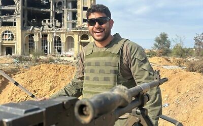 Sgt. Maj. (res.) Ran Yavetz, 39, of the Bislamach Brigade's 6828th Battalion, who was killed in an operational accident on the border with Gaza, May 16, 2024. (Courtesy)