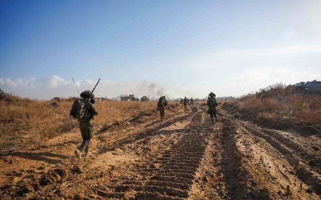 Illustrative: IDF troops operating in the Gaza Strip, in an image published on June 6, 2024. (Israel Defense Forces) Illustrative: IDF troops operating in the Gaza Strip, in an image published on June 6, 2024. (Israel Defense Forces)