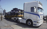 In this photo provided by US Central Command, humanitarian aid arrives in Gaza, June 8, 2024. (US Central Command via AP)