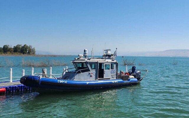 Police search for a woman missing in the Sea of Galilee on June 3, 2024 (Police Spokesperson) Police search for a woman missing in the Sea of Galilee on June 3, 2024 (Police Spokesperson)