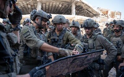 Chief of the IDF Southern Command, Maj. Gen. Yaron Finkelman, is seen in southern Gaza's Rafah on June 12, 2024. (Israel Defense Forces)