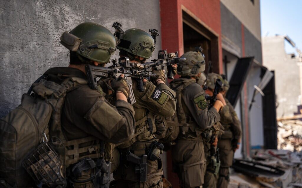 Israel Defense Forces operating in Gaza, in a handout photo released for publication on June 28, 2024. (Israel Defense Forces)