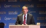 US Vice President Kamala Harris’s national security adviser Philip Gordon speaks at the Herzliya Conference, June 24, 2024. (Ronen Topelberg)