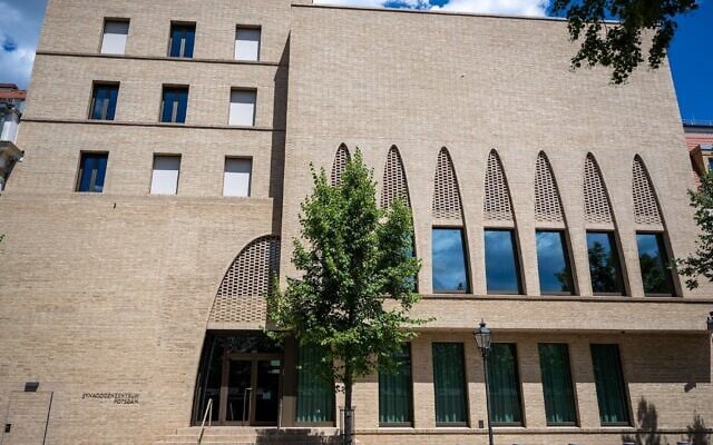 A new synagogue and community center in Potsdam, Germany, dedicated on July 5, 2024, is home to four congregations. (Monika Skolimowska/picture alliance via Getty Images via JTA) A new synagogue and community center in Potsdam, Germany, dedicated on July 5, 2024, is home to four congregations. (Monika Skolimowska/picture alliance via Getty Images via JTA)