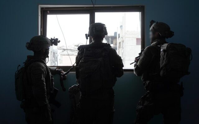 IDF troops seen operating in the Gaza Strip in this handout image released for publication on July 6, 2024. (IDF)