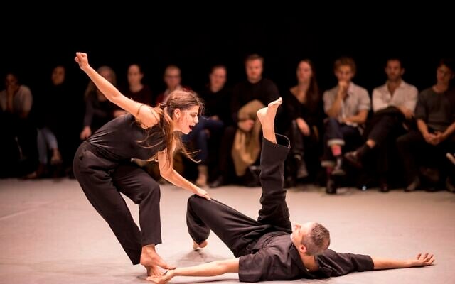From '4 Fantasies and a Monkey' by Yossi Berg and Oded Graf at the 2024 TLV Dance, August 1-10, 2024 (Courtesy Vojtech Brtnicky) From '4 Fantasies and a Monkey' by Yossi Berg and Oded Graf at the 2024 TLV Dance, August 1-10, 2024 (Courtesy Vojtech Brtnicky)