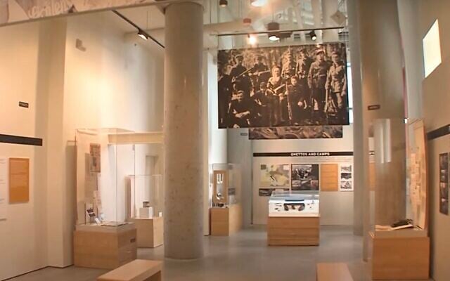 The interior of the Holocaust Center for Humanity in Seattle, Washington, March 31, 2016. (Screenshot via YouTube via JTA) The interior of the Holocaust Center for Humanity in Seattle, Washington, March 31, 2016. (Screenshot via YouTube via JTA)