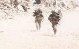 This handout picture released on July 11, 2024 shows Israeli soldiers during operations in the Gaza Strip. (Israel Defense Forces)