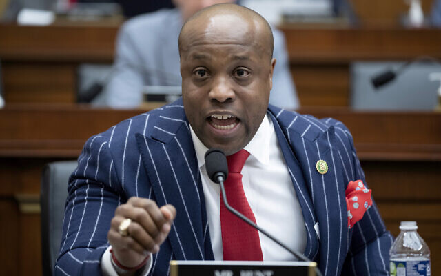 US Rep. Wesley Hunt, R-Texas, argues for an amendment at the start of House Judiciary Committee meetings at the Capitol in Washington, Feb. 1, 2023. (AP Photo/J. Scott Applewhite, File) US Rep. Wesley Hunt, R-Texas, argues for an amendment at the start of House Judiciary Committee meetings at the Capitol in Washington, Feb. 1, 2023. (AP Photo/J. Scott Applewhite, File)