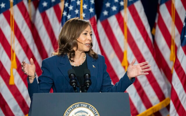 US Vice President Kamala Harris campaigns for president as the presumptive Democratic candidate during an event at West Allis Central High School on Tuesday, July 23, 2024, in West Allis, Wisconsin (AP Photo/Kayla Wolf) US Vice President Kamala Harris campaigns for president as the presumptive Democratic candidate during an event at West Allis Central High School on Tuesday, July 23, 2024, in West Allis, Wisconsin (AP Photo/Kayla Wolf)