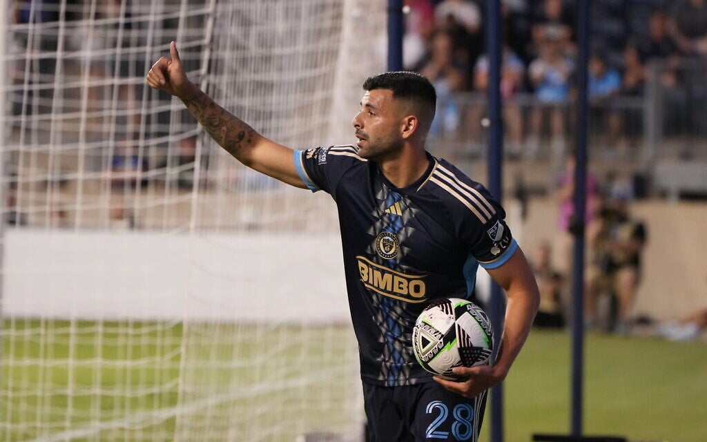 Tai Baribo plays for the Philadelphia Union soccer club in this undated photo. (Courtesy of Union)