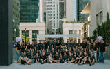 Team at Israeli tech startup Planck, a developer of an artificial intelligence-based insurance data platform. (Courtesy)