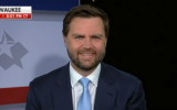 Sen. J.D. Vance of Ohio speaks to Fox News after being nominated as the Republican party's vice presidential candidate in Milwaukee, Wisconsin, July 15, 2024. (Screen capture: Fox News, used in accordance with Clause 27a of the Copyright Law)