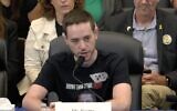 Daniel Neutra, brother of Israeli-American Hamas hostage Omer Neutra, speaks to the US House Foreign Affairs Committee on July 23, 2024. (Screen capture/YouTube)