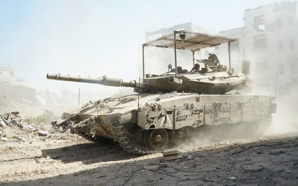 The IDF operates in Gaza, in a handout photo published July 1, 2024. (Israel Defense Forces)