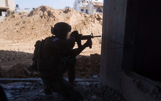 The IDF operates in Gaza, in a handout photo published July 1, 2024. (Israel Defense Forces)