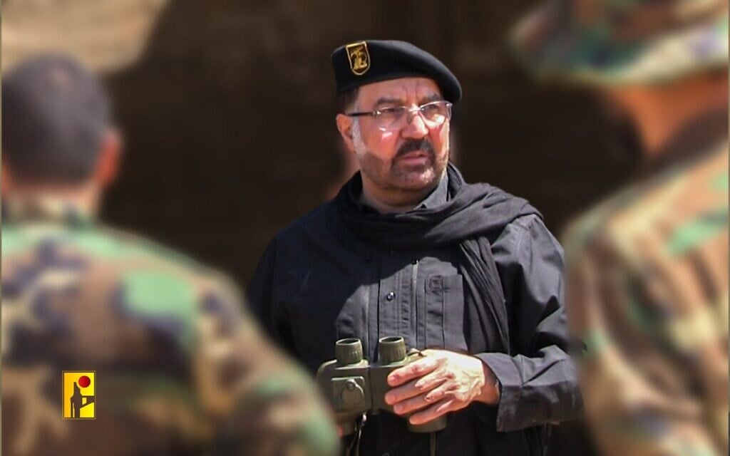 Fuad Shukr, Hezbollah's most senior military commander who was killed in an Israeli strike on Beirut on July 30, 2024, is seen in an undated photo. (Hezbollah media office)