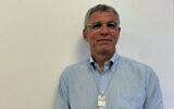 President of the Union for Reform Judaism Rabbi Rick Jacobs at The Times of Israel's Jerusalem office, July 4, 2024. (Amanda Borschel-Dan/Times of Israel)