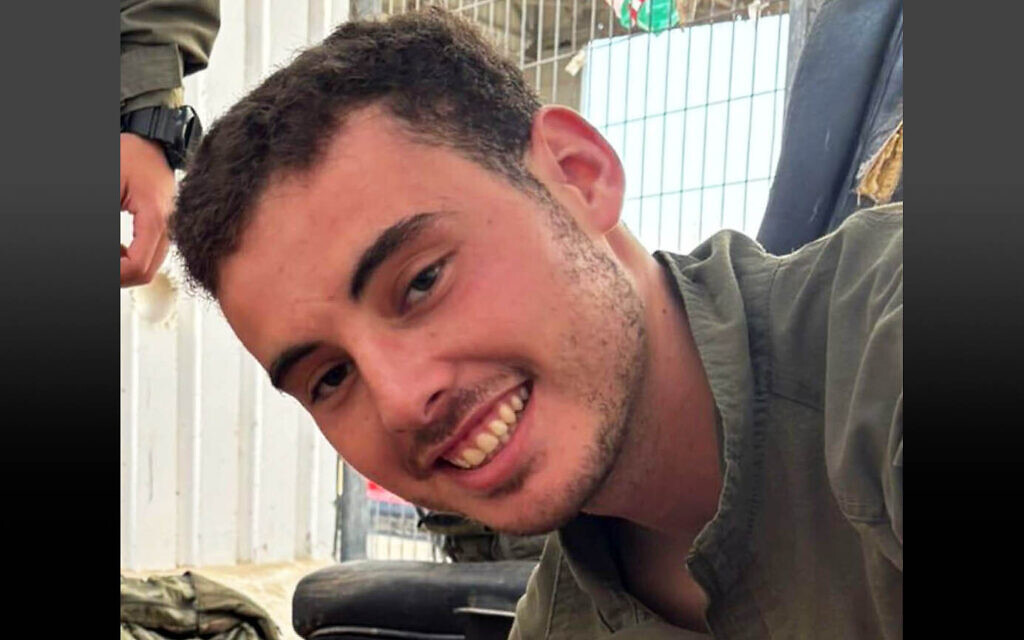Staff Sgt. Eyal Mimran, 20, from Ness Ziona, was killed in battle in Gaza on July 4, 2024. (Courtesy)