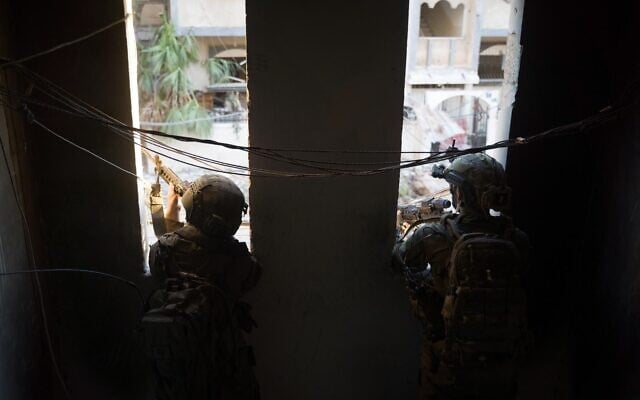 IDF troops operate in the Gaza Strip in an image released on August 22, 2024. (Israel Defense Forces) IDF troops operate in the Gaza Strip in an image released on August 22, 2024. (Israel Defense Forces)