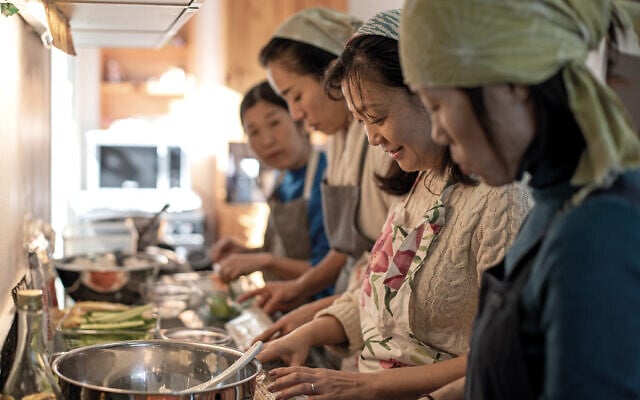 From 'Japanese Sushi Girls,' an exhibit at Haifa's Tikotin Museum of Japanese Art through November 2024 (Courtesy Hedva Rokach)