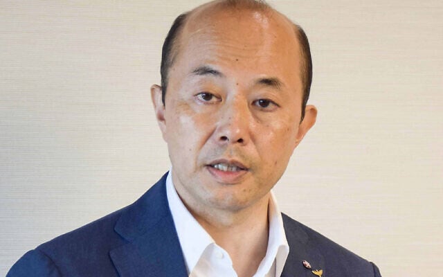 Nagasaki City Mayor Shiro Suzuki speaks to the media at the City Hall in Nagasaki on August 8, 2024, a day before the annual memorial to mark the 79th anniversary of the atomic bombing of the city. (Photo by JIJI Press / AFP) Nagasaki City Mayor Shiro Suzuki speaks to the media at the City Hall in Nagasaki on August 8, 2024, a day before the annual memorial to mark the 79th anniversary of the atomic bombing of the city. (Photo by JIJI Press / AFP)