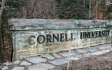 A Cornell University sign is seen on the Ivy League school's campus, January 14, 2022, in Ithaca, New York. (AP Photo/Ted Shaffrey, File)