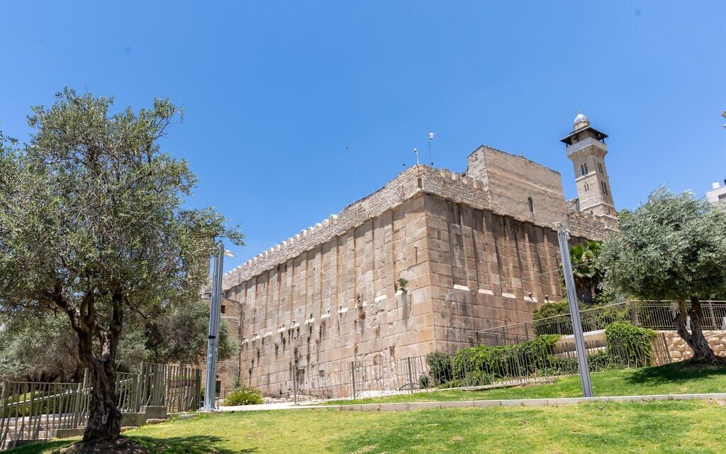 The Tomb of the Patriarchs, in the West Bank city of Hebron, July 3, 2024. (Yossi Aloni/Flash90)