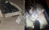 Photos of drugs seized by police during an operation that saw the arrest of four Israelis and four foreign nationals in Greece on Tuesday. (Israel Police)