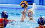 Sienna Green during the water polo women's gold medal match between Australia and Spain at the 2024 Paris Olympics, August 10, 2024, in Nanterre, France. (Marcel ter Bals/DeFodi Images/DeFodi via Getty Images via JTA)