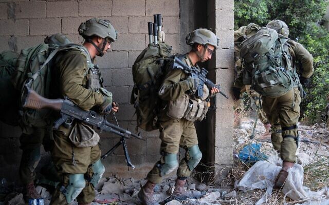 IDF troops are seen amid a major operation in the West Bank, in a handout image published August 29, 2024. (Israel Defense Forces) IDF troops are seen amid a major operation in the West Bank, in a handout image published August 29, 2024. (Israel Defense Forces)