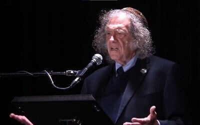 Rabbi Michael Lerner speaks in 2019. (Video screenshot)
