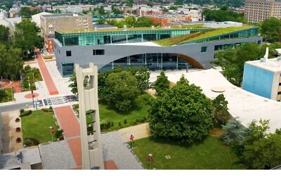 A view of the Temple University campus in Philadelphia. (Video screenshot)