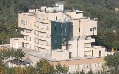 An unverified image of the Tehran building where Hamas chief Ismail Haniyeh was killed on July 31, 2024. (Social media, used in accordance with Clause 27a of the Copyright Law)