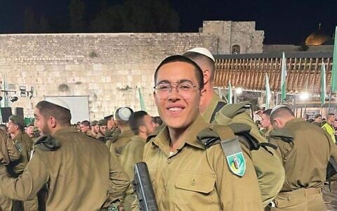 Sgt. Nahman Dekel, 20, was killed while fighting Hamas in Kibbutz Sufa on October 7, 2023. (Courtesy)