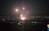 An Israeli airstrike on a Hezbollah weapons depot in northeastern Lebanon's Baalbek District, August 19, 2024. (Screenshot X used in accordance with clause 27a of the copyright law)