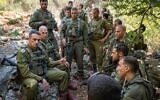 IDF Chief of Staff Lt. Gen. Herzi Halevi speaks with officers and soldiers during a drill simulating a ground offensive against Hezbollah in Lebanon, in northern Israel, September 25, 2024. (Israel Defense Forces)