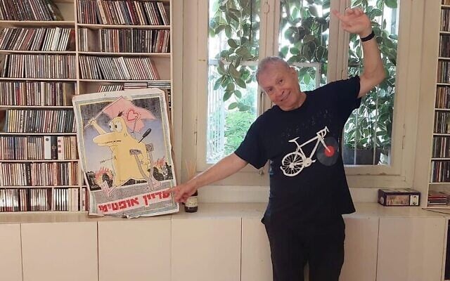 Yoav Kutner at his Tel Aviv home. (Yael Kutner)