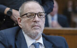 Harvey Weinstein appears in criminal court in New York, Wednesday, Sept. 18, 2024. (Jeenah Moon/Pool Photo via AP)