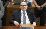 File: Former film producer Harvey Weinstein appears at the Manhattan Criminal Court for a pre-trial hearing, following his overturned sex crimes conviction, in New York City, July 19, 2024. (Steven Hirsch/Pool/AFP)