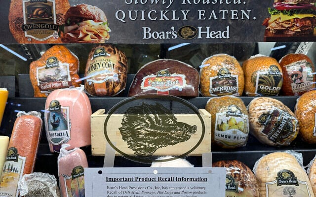 Boar's Head meats are displayed at a Safeway store on July 31, 2024 in San Rafael, California. (Justin Sullivan/Getty Images North America/Getty Images via AFP) Boar's Head meats are displayed at a Safeway store on July 31, 2024 in San Rafael, California. (Justin Sullivan/Getty Images North America/Getty Images via AFP)