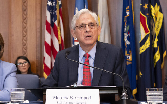 US Attorney General Merrick Garland speaks at the beginning of a meeting of the Justice Department's Election Threats Task Force at the Justice Department in Washington, DC on September 4, 2024 (ROBERTO SCHMIDT / AFP) US Attorney General Merrick Garland speaks at the beginning of a meeting of the Justice Department's Election Threats Task Force at the Justice Department in Washington, DC on September 4, 2024 (ROBERTO SCHMIDT / AFP)