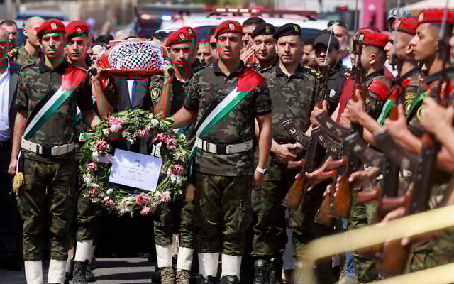 Members of Palestinian Authority's security forces carry the body of slain Turkish-American International Solidarity Movement activist Aysenur Ezgi Eygi during a funeral procession in Nablus in the West Bank on September 9, 2024. (Jaafar ASHTIYEH / AFP) Members of Palestinian Authority's security forces carry the body of slain Turkish-American International Solidarity Movement activist Aysenur Ezgi Eygi during a funeral procession in Nablus in the West Bank on September 9, 2024. (Jaafar ASHTIYEH / AFP)