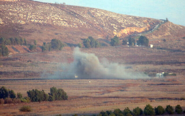 Smoke billows from Lebanon's southern al-Khiam plain targeted by Israeli shelling on September 10, 2024. (Rabih DAHER / AFP) Smoke billows from Lebanon's southern al-Khiam plain targeted by Israeli shelling on September 10, 2024. (Rabih DAHER / AFP)