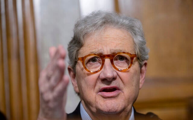 US Senator John Kennedy, July 30, 2024, in Washington. (AP Photo/Rod Lamkey, Jr.)