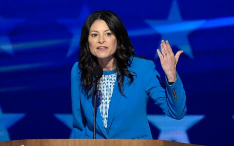 Michigan Attorney General Dana Nessel speaks during the Democratic National Convention in Chicago, August 21, 2024. (J. Scott Applewhite/AP) Michigan Attorney General Dana Nessel speaks during the Democratic National Convention in Chicago, August 21, 2024. (J. Scott Applewhite/AP)